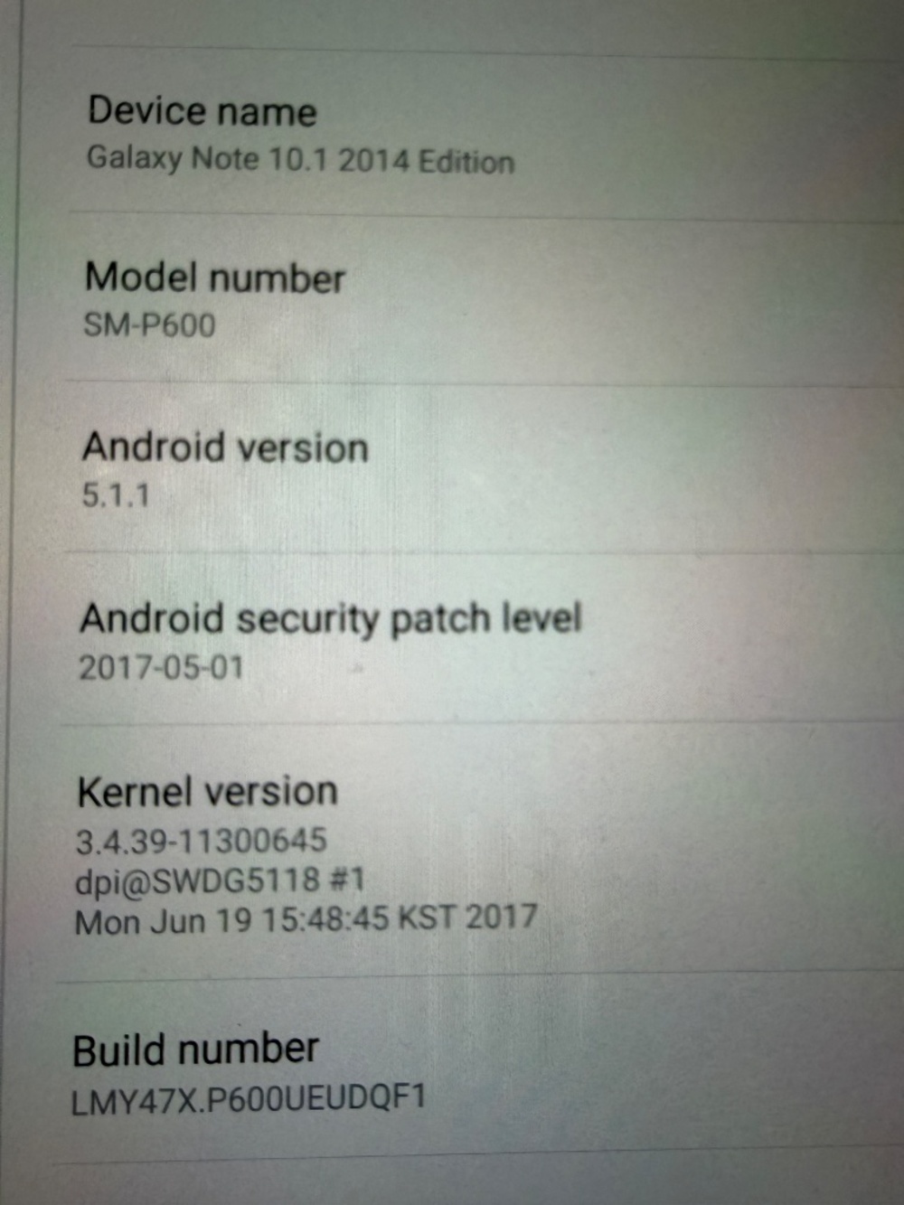 Samsung Galaxy Note 10.1 (2014) - Picture 2 of 4